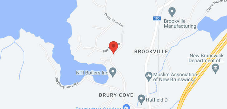 map of - Drury Cove Road